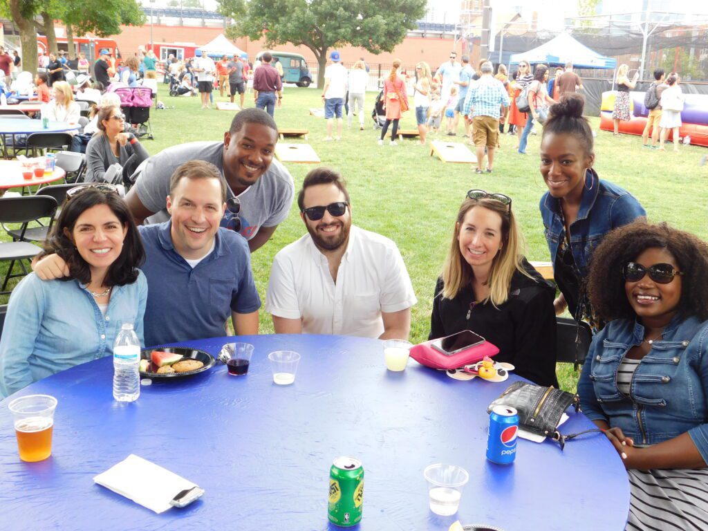 group out a t summer party